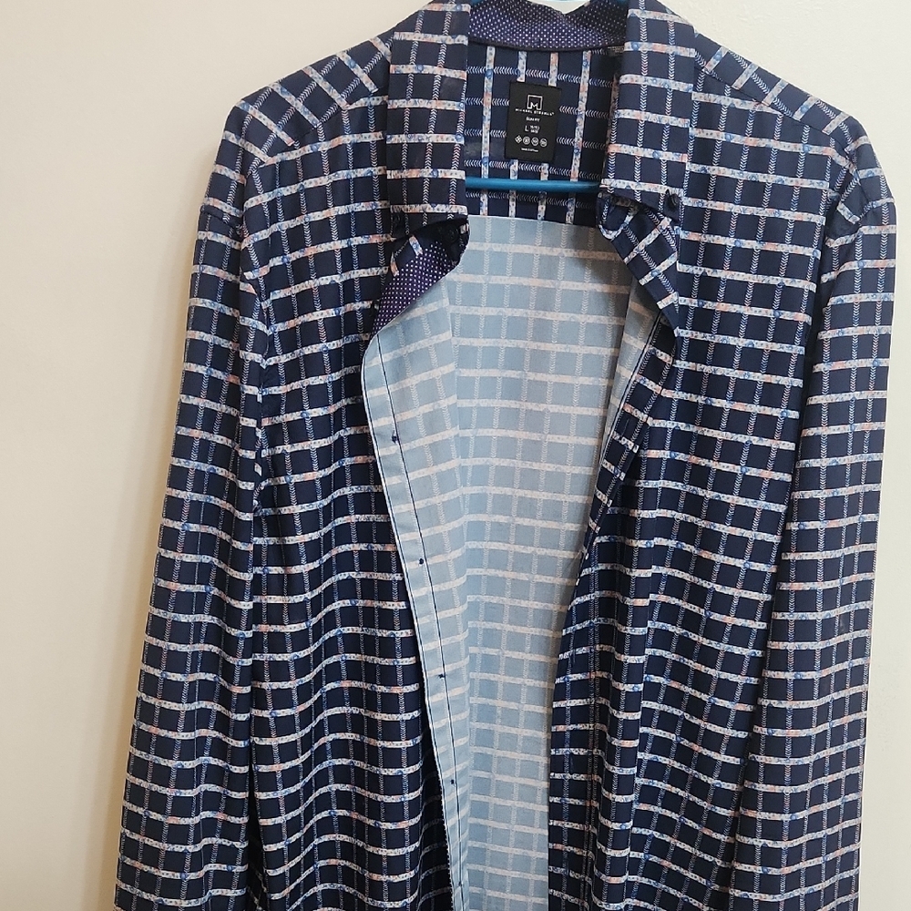 Michael Strahan Slim Fit Dress Shirt 16/16H | 34/35